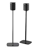 Flexson Bodenständer für Sonos One, One SL und Play:1, Paar schwarz