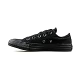 Converse Chuck Taylor All Star Low Black Canvas Trainers-UK 7.5