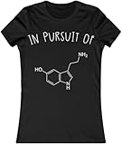 in Pursuit of HO-NH2-NH Damen T-Shirt Serotonin Schwarz, Schwarz , XXL