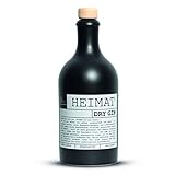 HEIMAT Dry Gin 43% (1x 0,5l) mit 18 mediterranen Botanicals wie Apfel, Salbei, Thymian, Lavendel, Ingwer - Exklusiver Gin aus der Heimat Destille - Handcrafted