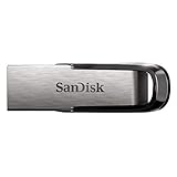 SanDisk Ultra Flair USB 3.0 Flash-Laufwerk 64 GB (robustes und elegantes Metallgehäuse, Passwortschutz, 150 MB/s Lesen) Schwarz