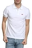 Levi's Herren Housemark Polo T-Shirt White + (Weiß) L
