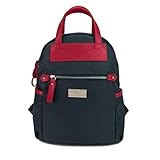 Louis Montini Damen Nylontasche Rucksack Reisetasche Schultertasche Damen Tasche