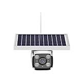 Wireless Outdoor Security Camera Solar Battery 1080P Home Security Camera IP66 Waterproof Night Vision 2-Way Audio Motion Detect and SD Card Slot Cameras for Home Security 4G (WiFi)
