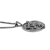Retro Wolfskopf Halskette Witcher Anhänger The Witcher 3 Anhänger Medaille Ornament