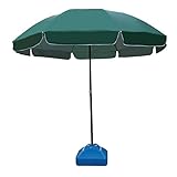 LWH Kommerzieller Regenschirm,Runden Sonnenschirm,zuverlässig Und Langlebig,Strand Regenschirm,Sicher,zuverlässig Und Langlebig,oder Terrassenschirm,wasserdicht,UV-Schutz Dunkelgrün