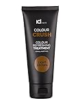 IdHAIR Colour Crush Light Brown - Haartönung Haarkur - Tönung Creme - Haarfarbe und Toner for all Hairtypes - Professional Haartönung Braun - 100 ml (1er Pack)