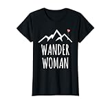 Bergsteiger Wander Woman Wanderer Wandern Geschenk Berge T-Shirt