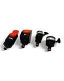 STYYL Wasserdiebe-Set 4-teilig universal Anschluss Adapter Set für Wasserhahn verstellbarer für Wasserhähne ohne Gewinde Hahnanschluss Innen und Außen ideal für Camper Wohnmobil C