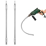 2 Stück Biegsame Welle Bit Verlängerung, 1/4 Zoll Hex-Shank Flexibler Bithalter, Flexible Verlängerung Für Schraubendreher, Flexible Welle Bohrmaschine Für Elektronische Bohrschrauber, 300