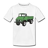 Spreadshirt Laster I Mog Di LKW Lastkraftwagen Teenager Premium T-Shirt, 158-164, Weiß