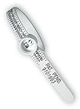 Ringgrößenmesser Ringmesser Multisizer ist ein Ringmaßband zum messen ihrer Ringgröße mit Anleitung vom Schmuck Depot