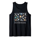 Blockchain Cryptocurrency T-Shirt BitCoin Crypto BTC Geschenk Tank Top