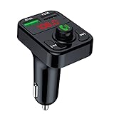 QUMOX Car Auto FM Transmitter Hands-Free Bluetooth Car Kit MP3 Player 3.1A Fast Charging Schnellladestation Ladegerät
