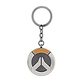 Overwatch Logo Schlüsselanhänger mit Schlüsselring 9cm Metall