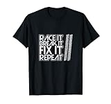 Burnout Drift King Drifting Race Car Guys Design für Fahrer T-Shirt
