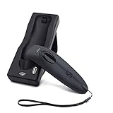 Alacrity 1D CCD Barcode Scanner with Charging Cradle, Bluetooth & 2.4GHz Wireless & Wired USB 3in1, Digital Code Reader for PC laptop tablet smart phone Windows Mac iOS Android