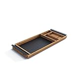 Actiforce Premium Bambus Schublade | Untertisch Schublade ausziehbar aus Bambus | die perfekte Unterbau Schreibtischschublade