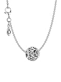 Pandora Damen-Halskette Starter-Set Sonne, Mond & Sterne 925 Silber eleganter Halsschmuck, wunderschönes Geschenk-Set für modische Frauen, 51642