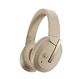 Yamaha YH-E700B Kabellose Over-Ear-Bluetooth-Kopfhörer mit 32 Stunden Akkulaufzeit und Active Noise Cancelling – In Beige