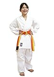 Chikara Karateanzug Kinder weiß, Karateanzug Kinder Baumwolle, Kampfsportanzug Kinder (150)