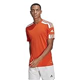 Adidas Herren Squadra 21 Jersey SS T-Shirt, team orange/white, XL