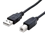 KTX7® USB Druckerkabel - USB Kabel für Drucker oder Scanner - USB Stecker Typ A zu USB Stecker Typ B (5m)