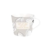 Grafik Werkstatt Kaffee-Tasse mit Echtgold | Porzellan Tasse | 420 ml | Glücklich