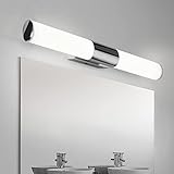 LED Spiegelleuchte Badezimmer, 12W Badlampe Spiegellampe 42CM, Bad Lampe Wandleuchte Neutralweiß 4000K 900LM, Schminklicht Badleuchte Spiegellampe für Badezimmer und Wandbeleuchtung