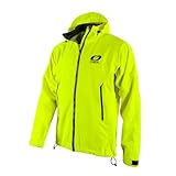 O'NEAL | Mountainbike-Jacke | MTB Mountainbike DH Downhill FR Freeride | Wasserdicht, Unterarmbelüftung, Soft-Touch-Material | Tsunami Rain Jacket | Erwachsene | Neon-Gelb | Größe L