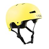 TSG Art: Uni Evolution Helm Bowl Skate Roller/BMX/Dirt/Pumptrack/MTB/E-Bike, gelb, S/M (54-56cm)