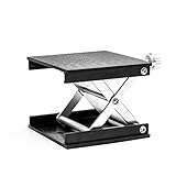 Holzbearbeitungstisch Router Tisch Kunststoff Router Lifter Tisch Holzbearbeitung Maschinen Gravur Labor Hebeständer Schreinerbank Plattformen (Farbe: Schwarz)