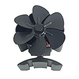 Kaminventilator 6 Blätter Ofenventilator Ohne Strom Kaminofen Wärmebetriebener Ventilator Kaminventilator Für Holzb