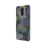 Artwizz Camouflage Clip Handyhülle Designed für [Huawei Mate 20 LITE] - Schutzhülle im Tarnmuster-Look mit Soft-Touch-Beschichtung & Grip - Ocean