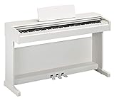 Yamaha Arius Digital Piano YDP-144WH, weiß – Elektronisches Klavier mit Hammermechanik, Konzertflügel-Klang & USB-to-Host-Anschluss – Kompatibel mit kostenloser App 'Smart Pianist'