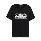 itachigo Inuyasha T-Shirt Männer/Frauen Casual Rundhalsausschnitt Kurze Ärmel Tops Anime Print Streetwear T-Shirt