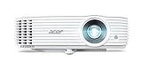 Acer H6531BD DLP Beamer (1080p Full HD (1.920 x 1.080 Pixel) 3.500 Lumen 10.000:1 Kontrast, 3D, Keystone, 1x 3 Watt Lautsprecher, HDMI (HDCP), Audio Anschluss) Home Cinema