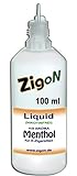 ZigoN E Liquid PP für E Zigaretten Shisha Verdampfer MENTHOL 100 ml