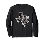 Texas Jagdente Jagd Texas Karte für Entenjäger Langarmshirt