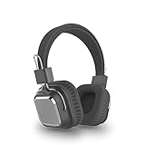 SUIOPPYUW Kabelloser Kopfhörer Stereo Kopfhörer FM Unterstützung Faltbare Headsets mit Mikrofon Ohrhörer PC Headset für Gaming Office, Dunkelgrau