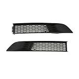 Auto Frontgrill Kühlergitter 2 STÜCKE Hellschwarz Auto Frontgrill Mesh Stoßstange Entlüftungsgitter Abdeckung Ersatz Für Tesla Für Modell Y 2020 2021 2022 2023