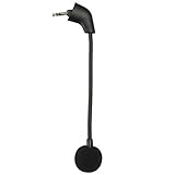 Ersatzmikrofon Kompatibel Ersatzmikrofon 3,5 mm Ersatz-Mikrofon Gaming Headset Cloud Gaming-Headsets mit Geräuschunterdrückung Mini-Mikrofon 10 cm für Cloud, Cloud II, Cloud Core +7.1, Cloud X