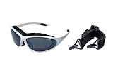 Ravs SPORTBRILLE -Sonnenbrille -KITEBRILLE Skibrille/Bike Brille inkl. MICROFASERTASCHE/Tuch