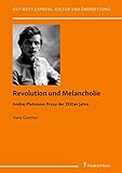 Revolution und Melancholie: Andrej Platonovs Prosa der 1920er Jahre (Ost-West-Express. Kultur und Übersetzung)