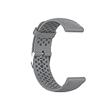 BTSEURY Sportuhrenarmband Silikonarmband Komfortables Uhrenarmband Armband Wasserdichtes Ersatzarmband Verstellbares Uhrenarmband Kompatibel für Huami/Huawei/Samsung/Garmin