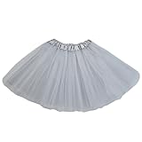 Damen Tüll Rock Unterrock Kurz Ballett Tutu 50er Rockabilly Tütü Mini Rock Karneval Kostüm Damen 50er Ballettrock Multi-SchichtenVintage Ballet Blase Firt Tulle Petticoat Puffy Tutu Tüllrock 50