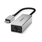 USB C auf Ethernet Adapter Kabel - Marmitek UE24 - Thunderbolt verbinden zu LAN - Verbinden Sie Ihren Mac oder Laptop fest mit einem Router, obwohl EIN RJ45 Anschluss fehlt - USBC Wandler