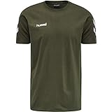 hummel Herren T-Shirt Go Cotton T-Shirt S/S 203566 Grape Leaf L