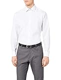 Seidensticker Herren Business Hemd - Slim Fit - Bügelfrei - Kent Kragen - Langarm - 100% Baumwolle, Farbe: Weiß (Weiß 01), Size 40
