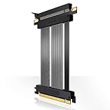 EZDIY-FAB PCIE 4.0 16x Extreme Hochgeschwindigkeits Riser Kabel,PCI Express Gen4,GPU Riser Kabel-20CM Gerader Stecker